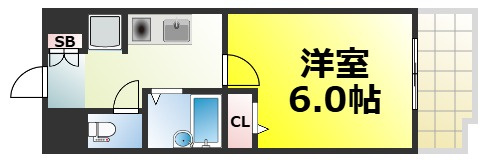 【間取り】 | シティアリーナ阿波座西 仲介手数料無料
