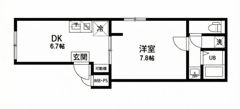 La foresta komagomeの間取り|間取りです。