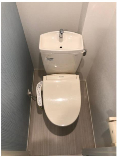 ミストラルのトイレ|落ち着いた色調のトイレです　同建物内別部屋　敷金0礼金0♪