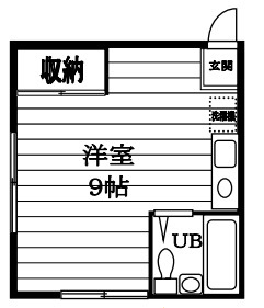 中野区中央１丁目のアパートの間取り