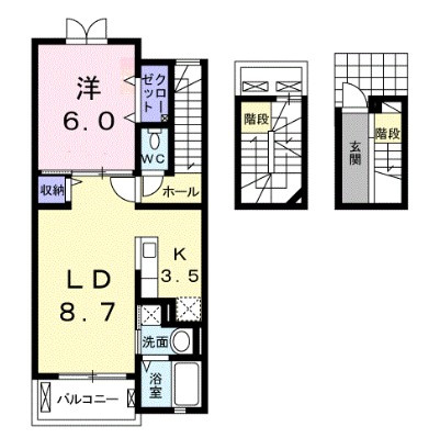 フォーブル　ナカモリの間取り