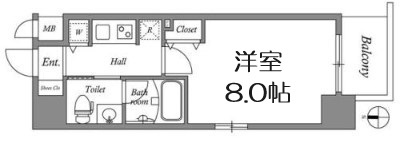 【間取り】 | ISM谷町六丁目
