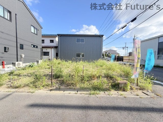 三郷市鷹野3丁目　建築条件無し売地の外観|現地の写真になります。