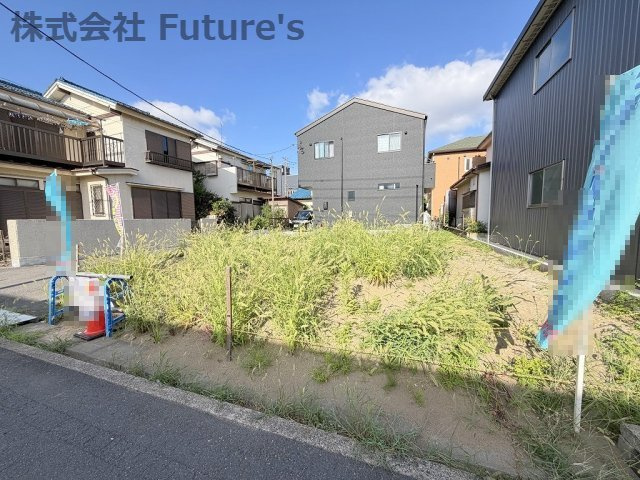 三郷市鷹野3丁目　建築条件無し売地の外観|現地の写真になります。