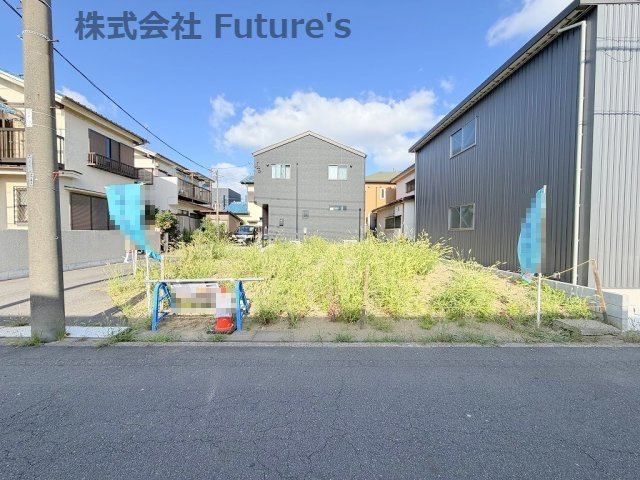 三郷市鷹野3丁目　建築条件無し売地の外観|現地の写真になります。