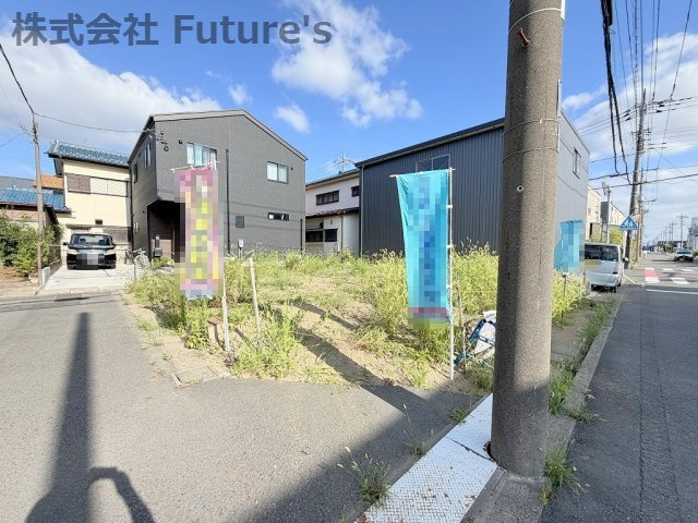 三郷市鷹野3丁目　建築条件無し売地の外観|現地の写真になります。