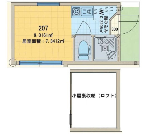 フェリスボヌールの間取り