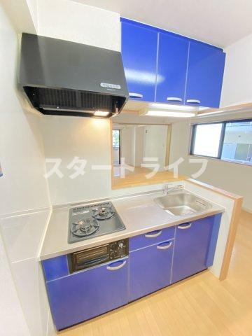 大阪市東淀川区東中島２丁目の賃貸マンションのキッチン