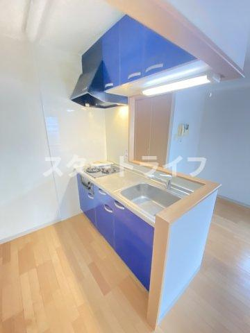 大阪市東淀川区東中島２丁目の賃貸マンションのキッチン