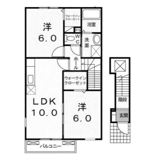 【間取り】 | パレドールＡ