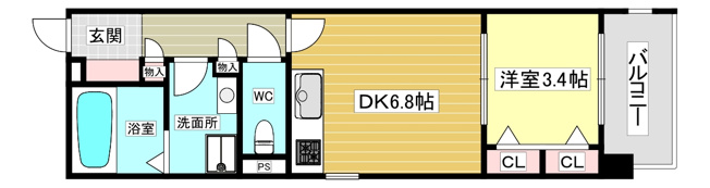 【間取り】 | レゾナンス西宮北口