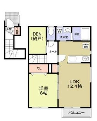 フォレストコートＡ棟・Ｂ棟の間取り|間取りです。
