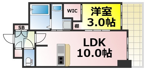 【間取り】 | セレニテ桜川駅前プリエ 仲介手数料無料
