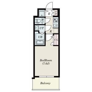 S-RESIDENCE大阪九条Northの間取り