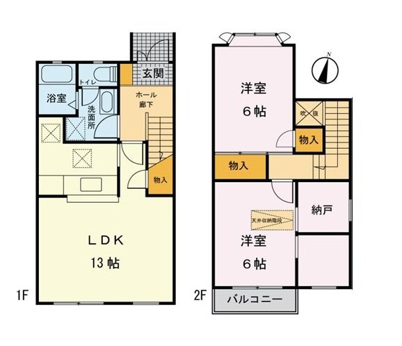ベルコリーヌＣの間取り