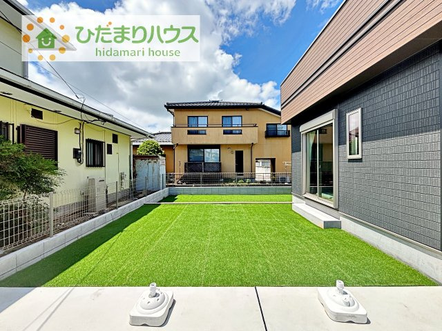 【庭】 | 土浦市下高津3丁目347番　新築戸建　B号棟 | お庭付物件になります！お庭遊びや、プールなどお子様も大喜び(^^)
