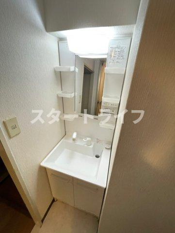 大阪市淀川区木川西４丁目の賃貸マンションの洗面所