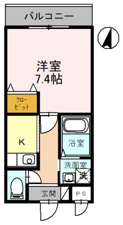【間取り】 | フォンテーヌ上野芝