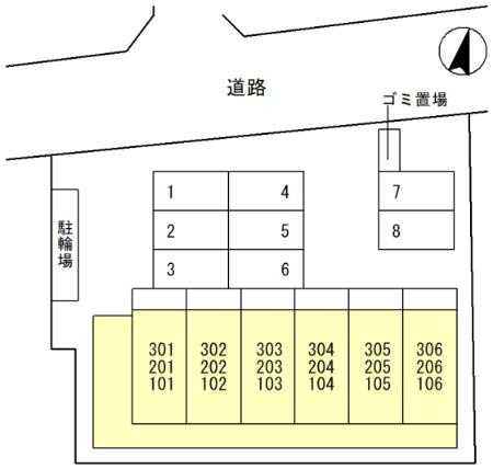 【区画図】 | フォンテーヌ上野芝