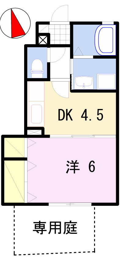コンフォート花田２の間取り