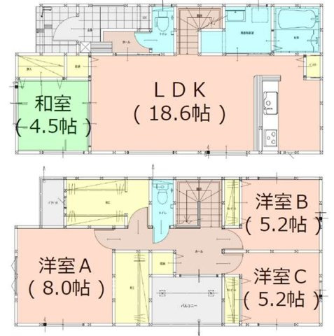 福岡市東区三苫2丁目7期の間取り