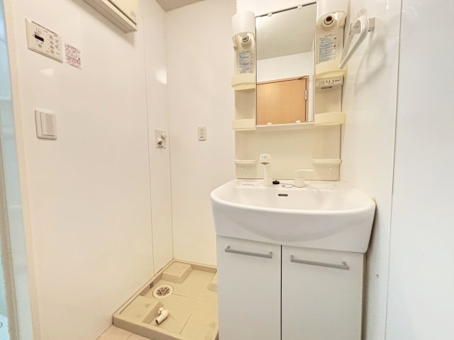 清潔感のある洗面所