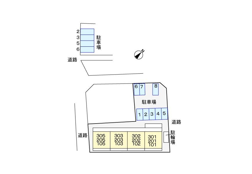 スカイマンション岡田　　刈谷市近郊の賃貸ならクラスホーム刈谷店の駐車場