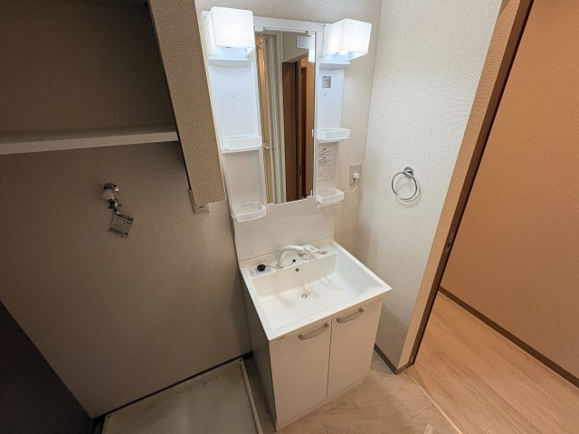 神戸市北区藤原台南町３丁目のハイツの洗面所