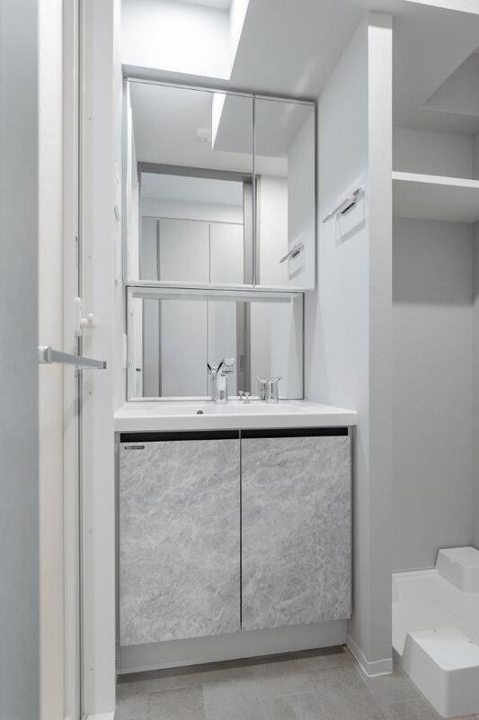 世田谷区砧２丁目の賃貸マンションの洗面所