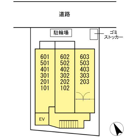 Primevere（プリムヴェール）の区画図
