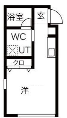 Ludens東新町の間取り|間取りです。