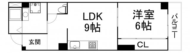 【間取り】 | 淺沼谷町マンション