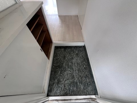 藤マンションの玄関