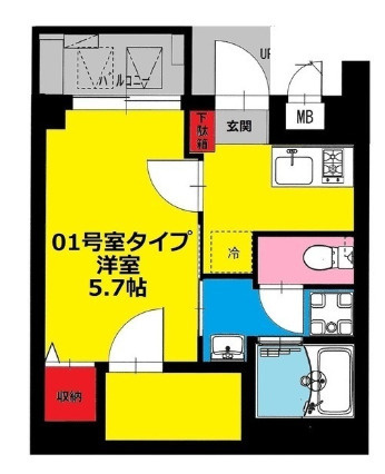 b'CASA forza 南砂の間取り