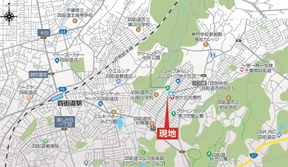 四街道市旭ケ丘3丁目2期の地図
