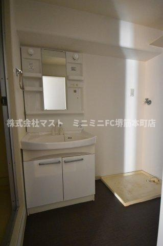 第一玉造マンションの洗面所