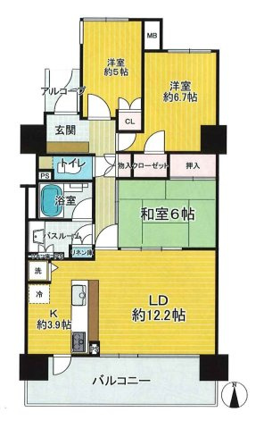 【間取り】 | セントラルレジデンス城東シティタワー