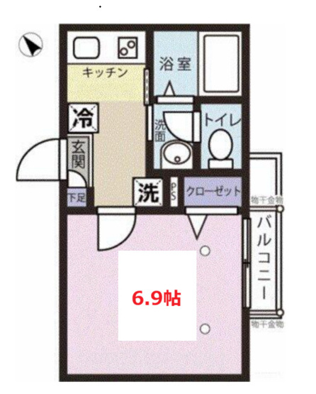 【間取り】 | エスポワール東大井 | 間取り
