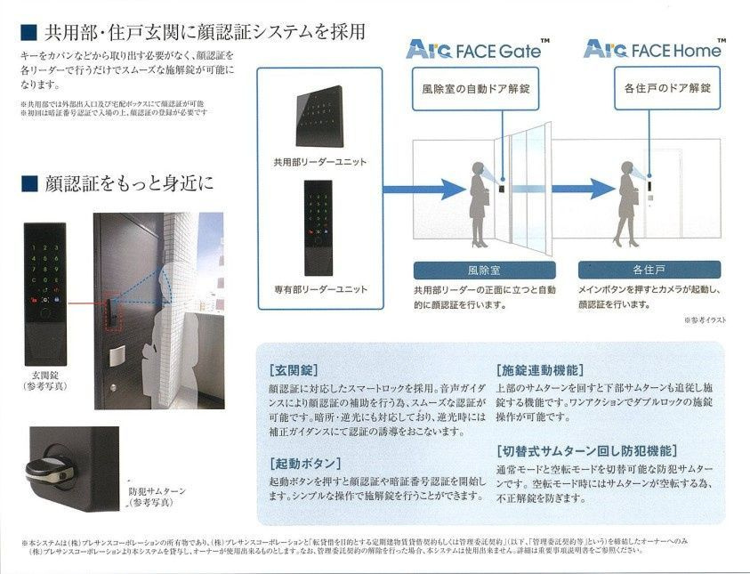 プレリス四日市ティエルナのセキュリティ