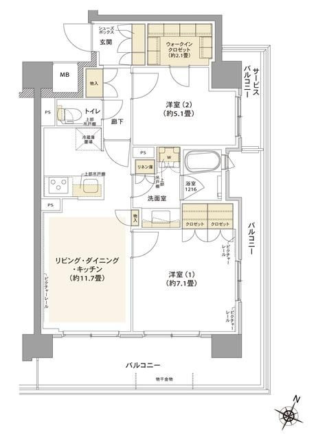 コムレジ赤羽　賃貸棟