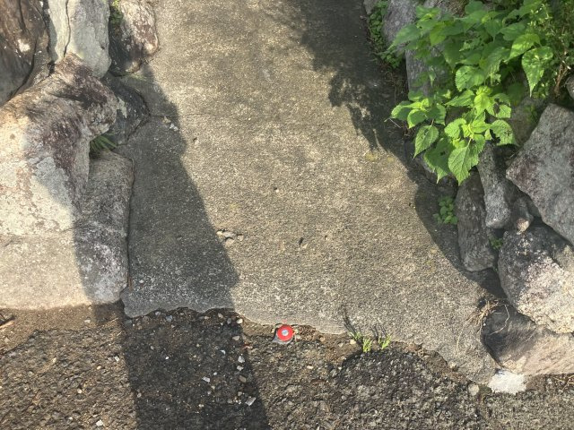 大津市木戸87坪売地の前面道路含む現地写真