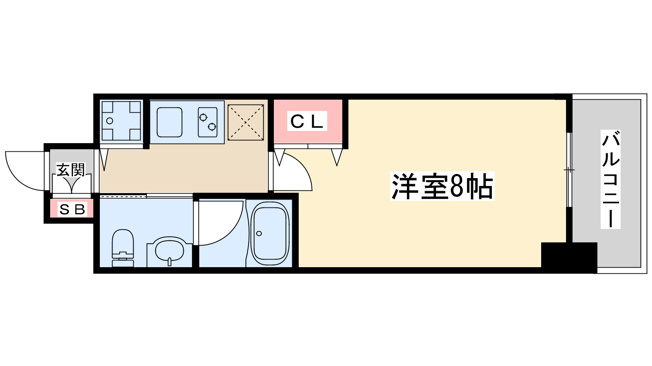 【間取り】 | ISM谷町6丁目