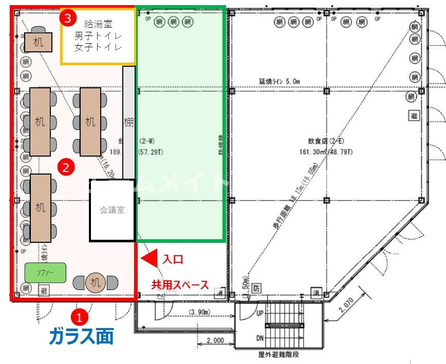 ADC　HISAYA　BUILDINGの間取り