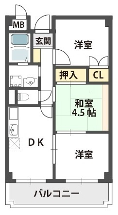 【間取り】 | リヴェールド和泉