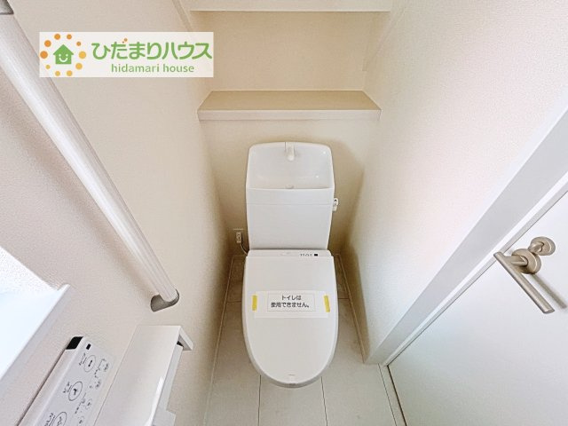 【トイレ】 | 土浦市下高津3丁目347番　新築戸建　A号棟 | トイレは1F、2F共に完備！取り合いになることがありませんね(^^)/