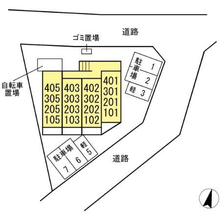 プレシアの区画図