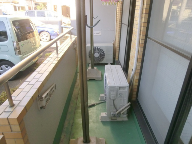 柴又ＳＴマンションのバルコニー|バルコニースペース。