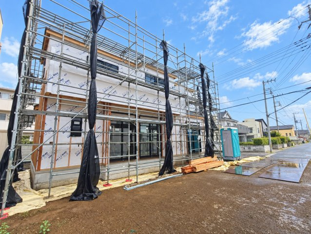 三郷市　泉1丁目　新築戸建　全1棟の前面道路含む現地写真|前面道路含む現地写真です