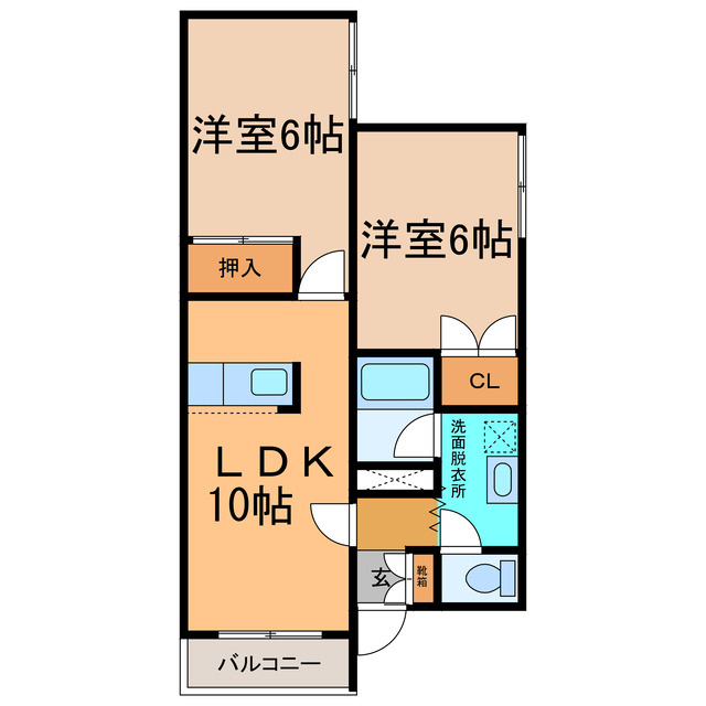 ボヌール171の間取り