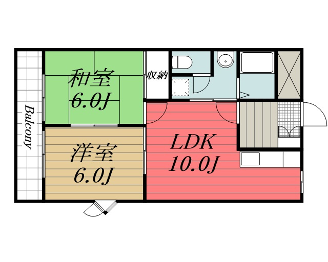 【間取り】 | ユーカリハイツ